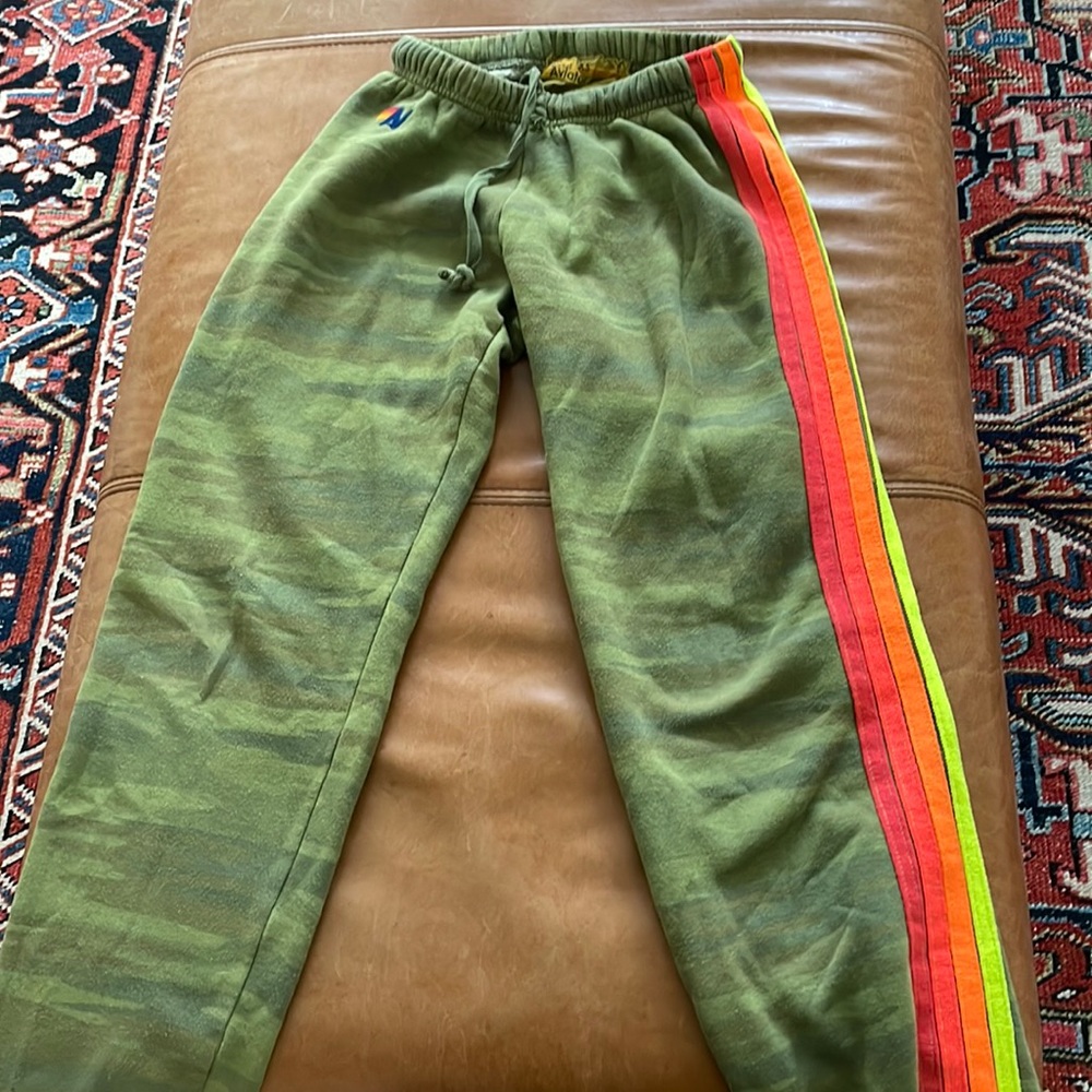 Aviator Nation 4 Stripe Sweatpants